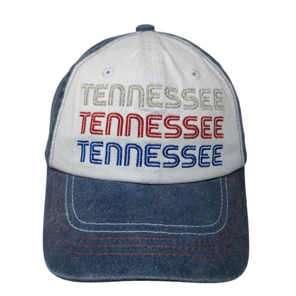Tennessee Slideback Hat Blue OSFM Embroidered Colorblock Home Free