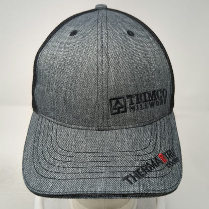 360 Apparel Baseball Cap Gray One Size Trimco Millwork Mesh Back Hat Therma-Tru