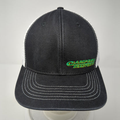 Campbell Tractor Co Snapback Mesh Back Trucker Hat Black One Size