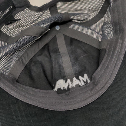 Mana Snapback Trucker Hat Black One Size Embroidered Port Authority