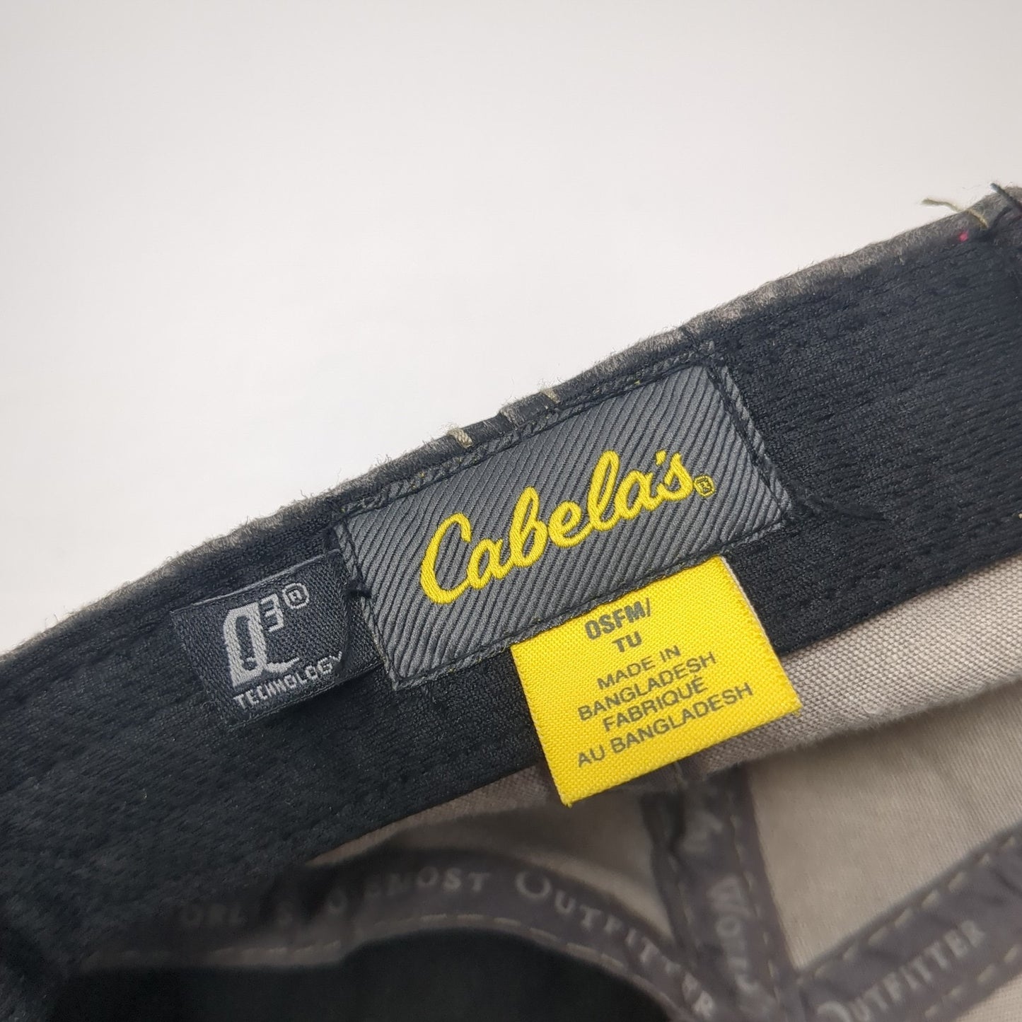 Cabela's Boise Idaho Slideback Hat Gray One Size Embroidered Adjustable