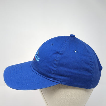 Camp Mmanagish Est. 1932 Strapback Hat Blue One Size Adjustable Port & Company