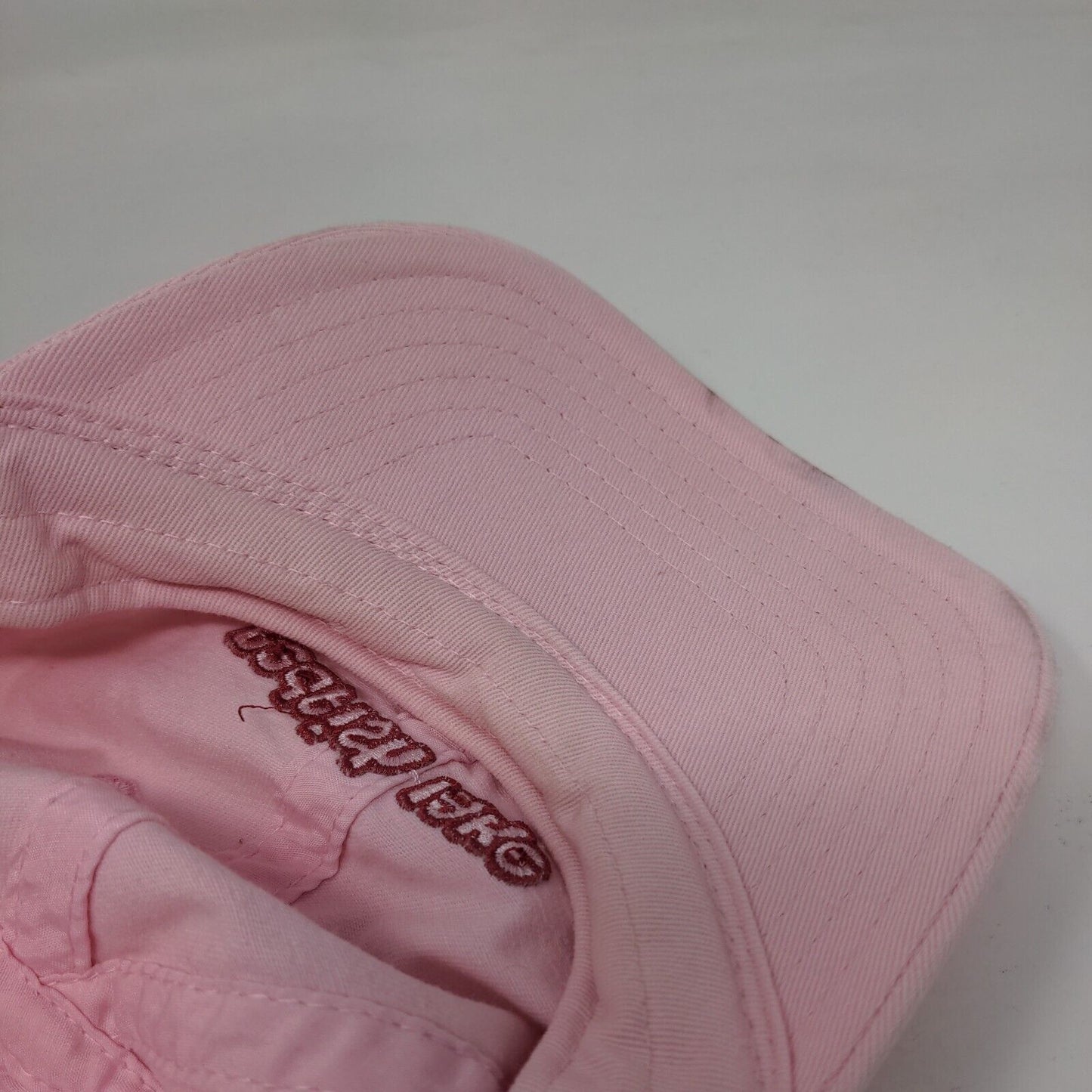 Redfish Lake Strapback Hat Pink OSFA Adjustable Embroidered Attitude
