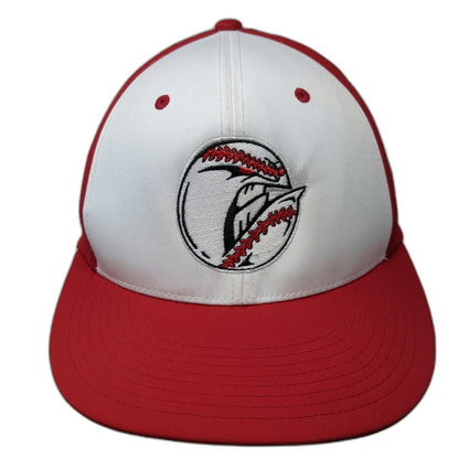 EvoShield Baseball Cap Red White M Warriors Perforated Flexfit Team Logo hat