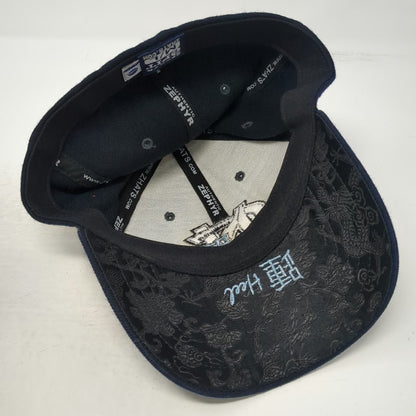 Zephyr North Carolina Tar Heels NCAA Cap Blue L Kanji Fitted Footprint Hat