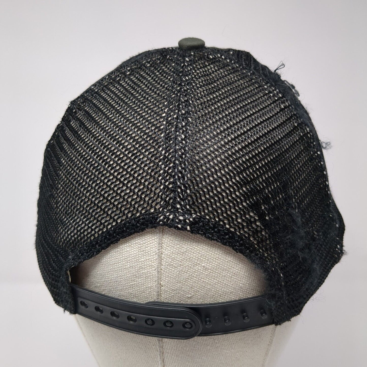 Bill Miller Est. 1953 Snapback Trucker Hat Black One Size Adjustable Mesh Back