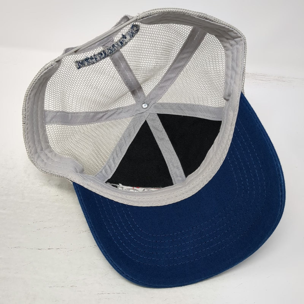 Agri-Cover ACI Trucker Hat Blue OSFM Snapback American Flag Jamestown ND Mesh