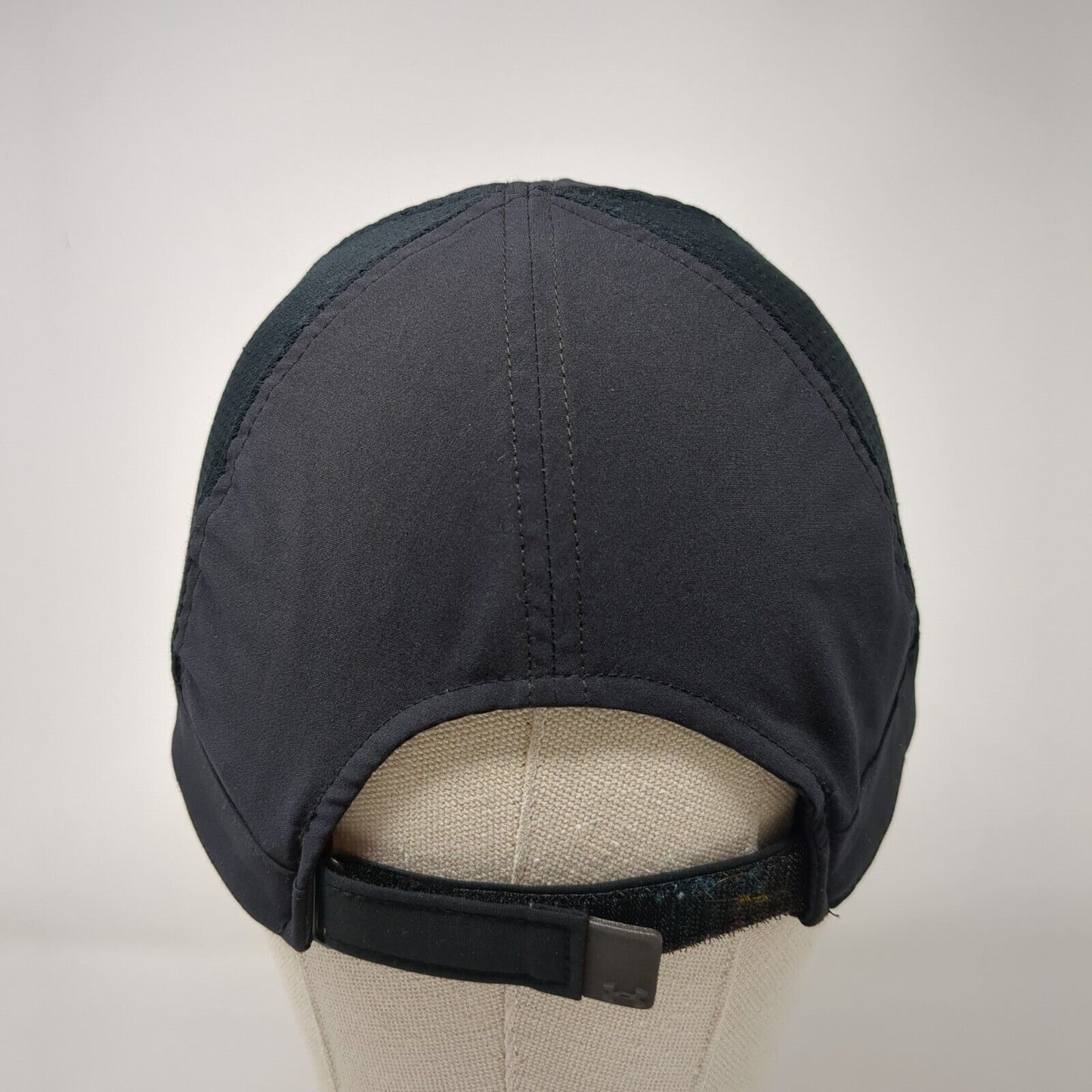 Under Armour Women's Strapback Hat Black OSFA Adjustable Solid Mesh