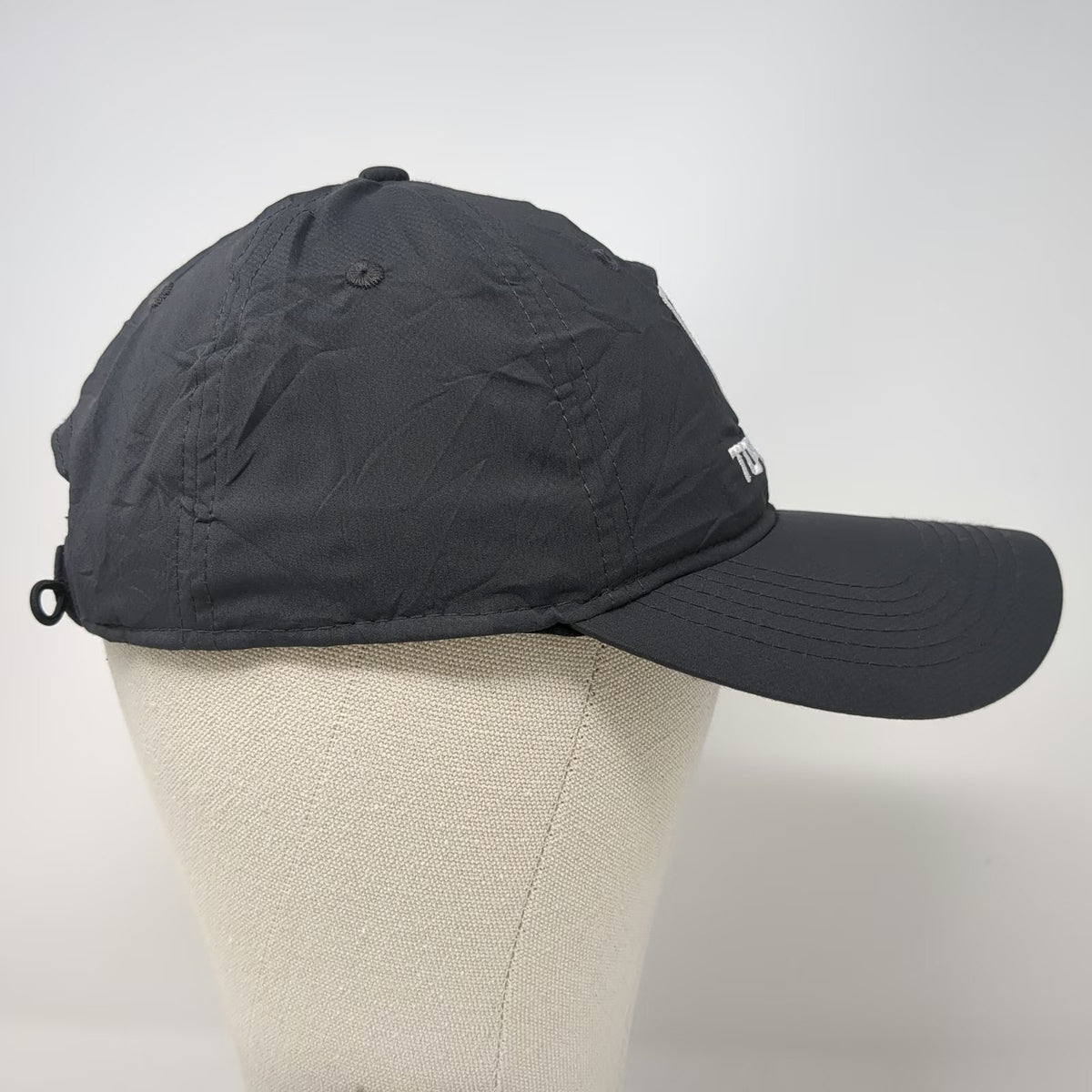 ahead Baseball Cap Gray One Size Topgolf Embroidered Logo Polyester Spandex Hat