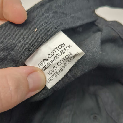 Black Baseball Cap One Size Caskets Green Rose Yellow Embroidered Cotton Hat