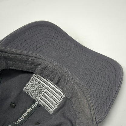 Rapid Dominance Baseball Cap Gray One Size American Flag Slideback Cotton Hat