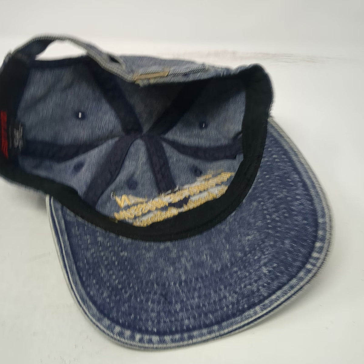 OTTO Baseball Cap Blue One Size Petersen Automotive Museum CA Acid Wash Hat