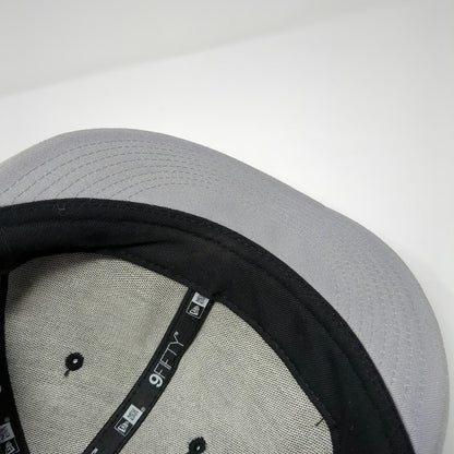 New Era San Antonio Spurs NBA Snapback Hat Black Gray One Size Flat Brim OSFM