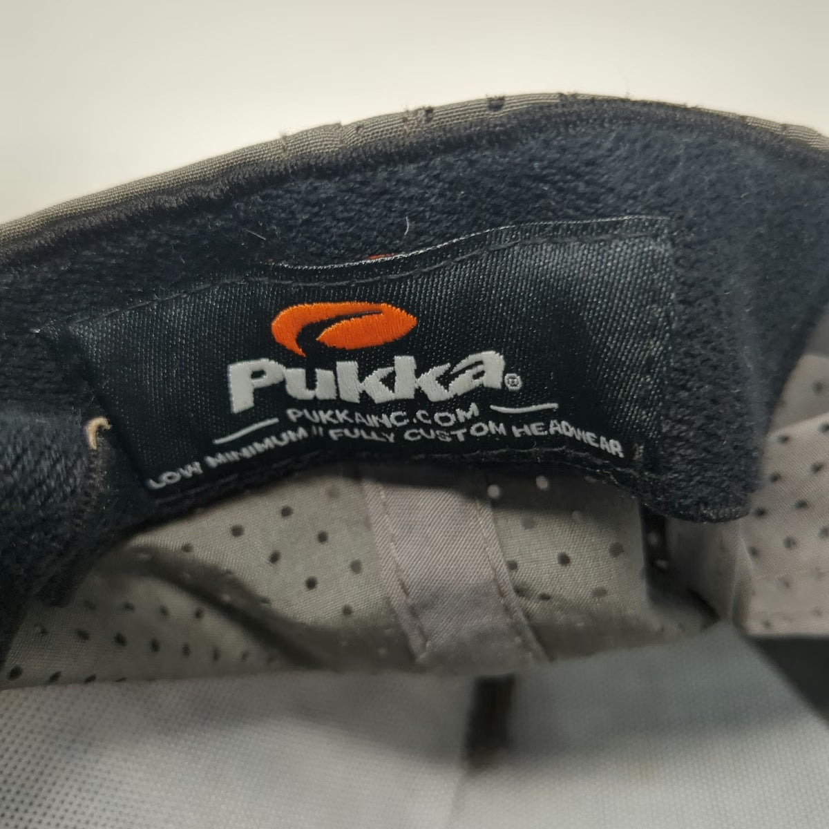 Pukka Trucker Hat Gray Black Camo Ocotillo Golf Club Snapback One Size