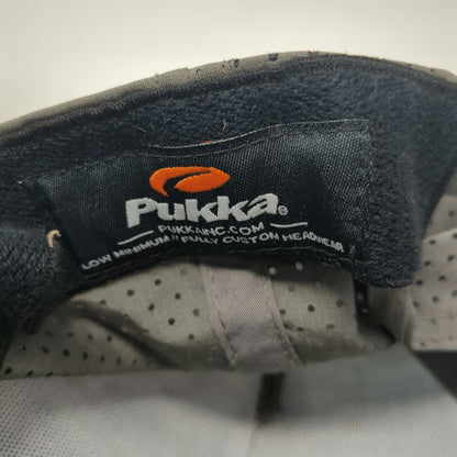 Pukka Trucker Hat Gray Black Camo Ocotillo Golf Club Snapback One Size