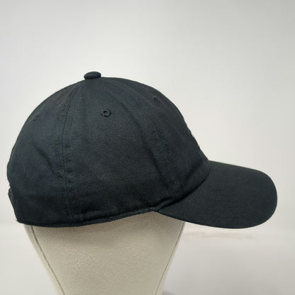 Adidas Baseball Cap Black One Size Box Logo Cotton Strapback Aeroready hat