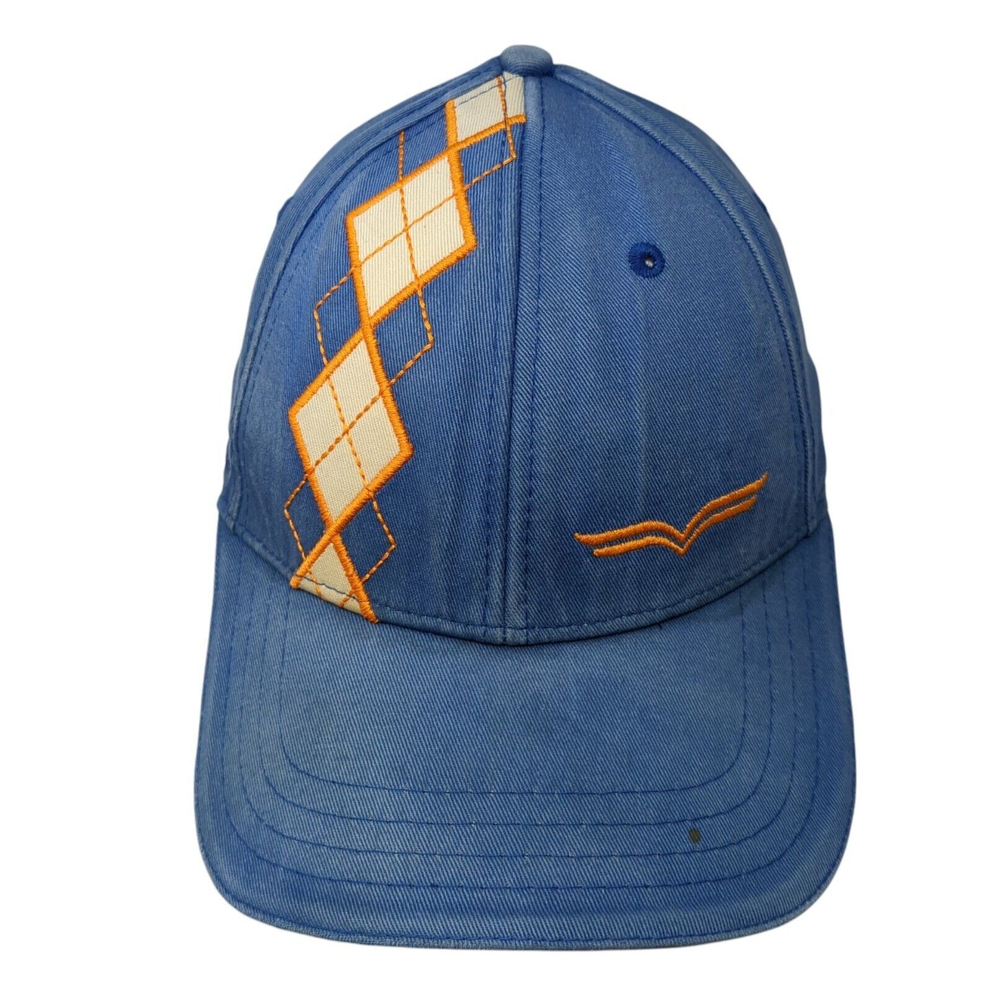 The Club at Spurwing Strapback Hat Blue One Size Adjustable Embroidered Pukka