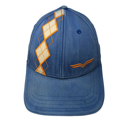 The Club at Spurwing Strapback Hat Blue One Size Adjustable Embroidered Pukka