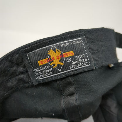 Eagle Crest US Army United States Black Baseball Cap One Size Great Seal Hat