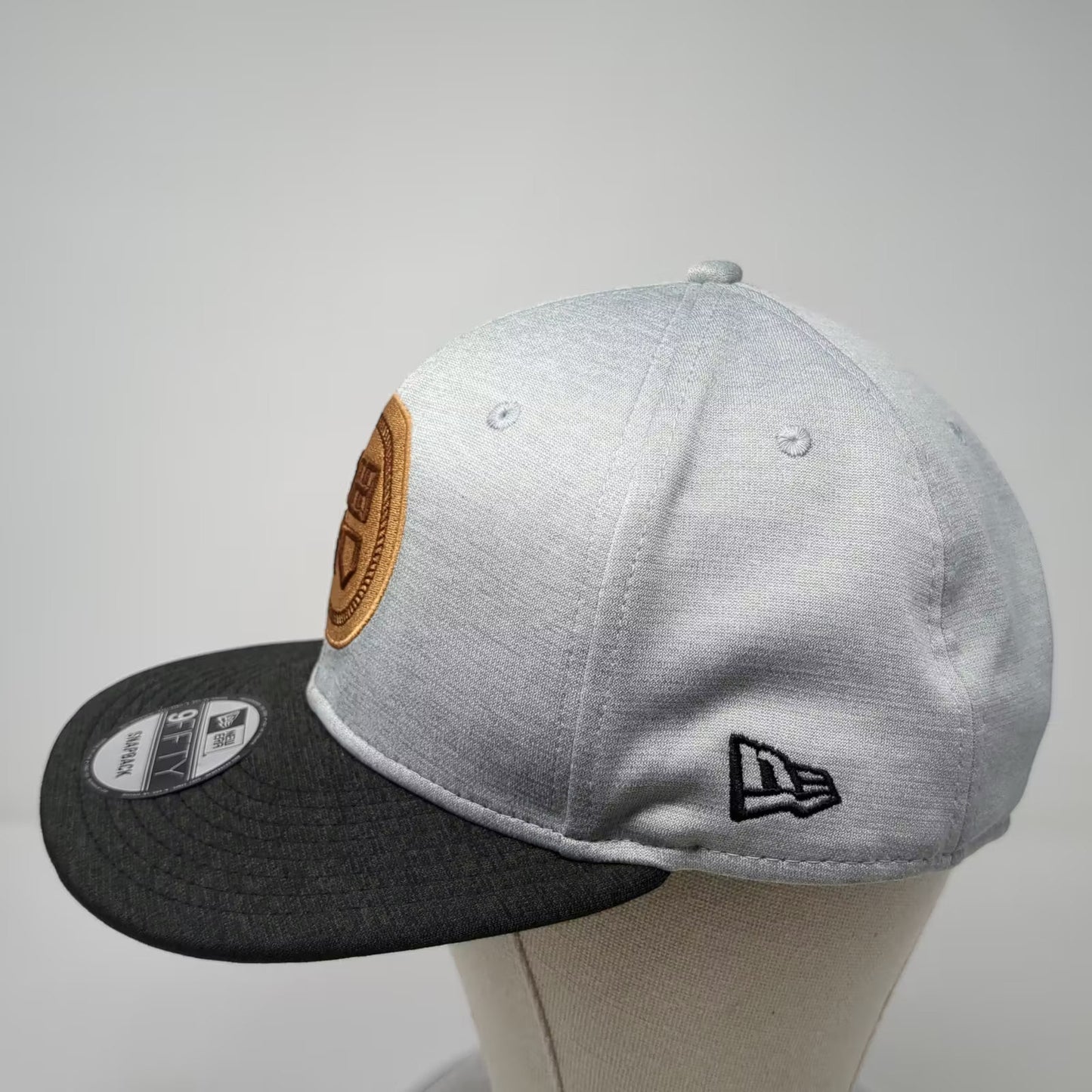 New Era MLB The Show PlayStation Gray Snapback Hat One Size Black Flat Brim