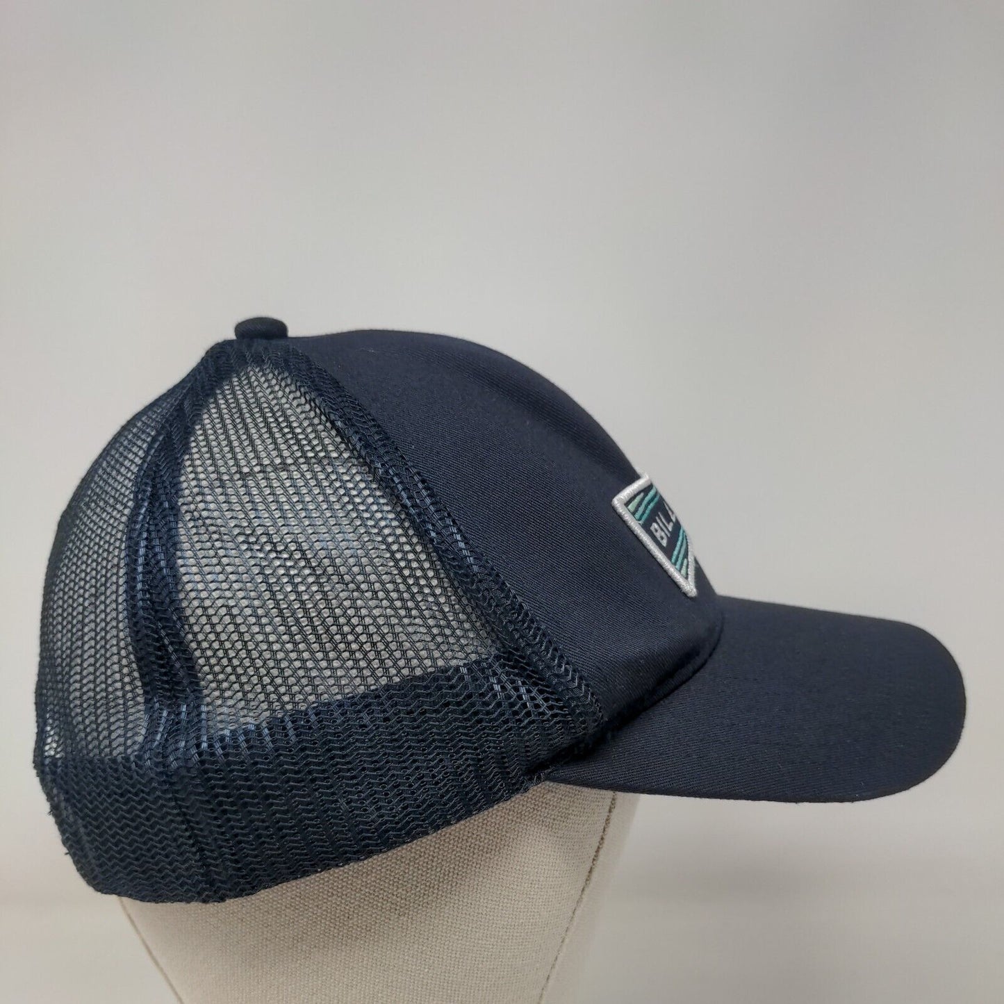 Billabong Snapback Trucker Hat Blue One Size Adjustable Embroidered Mesh Back