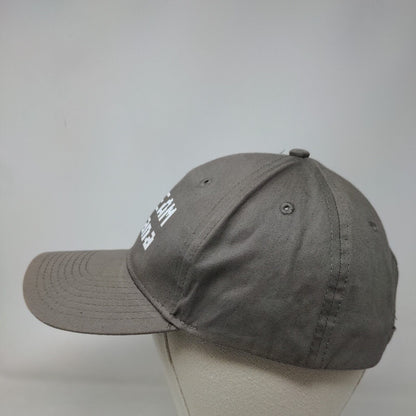 Team Indiana Strapback Hat Gray OSFA Imagen Brands Adjustable 6 Panel