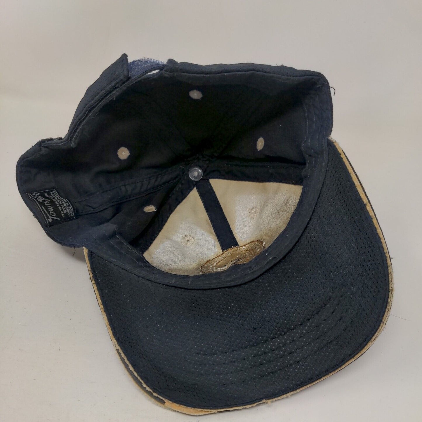 Tampa Yacht And CC Strapback Hat Blue One Size Embroidered Town Talk
