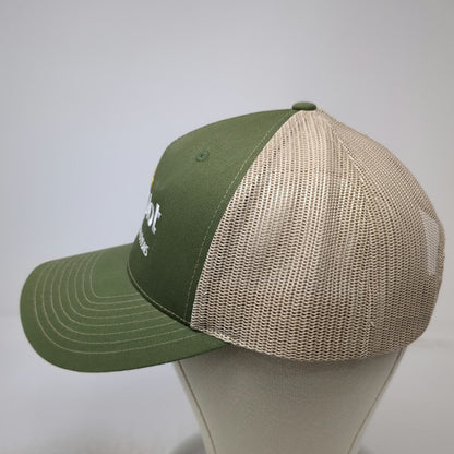 Richardson Trucker Hat Green One Size Simplot Grower Solutions Mesh Snapback