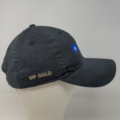 Ahead Men's Strapback Hat Black Adjustable Embroidered Wyndham VIP Gold