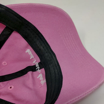 Bad Hair Day Slideback Hat Pink One Size Embroidered Adjustable 6 Panel