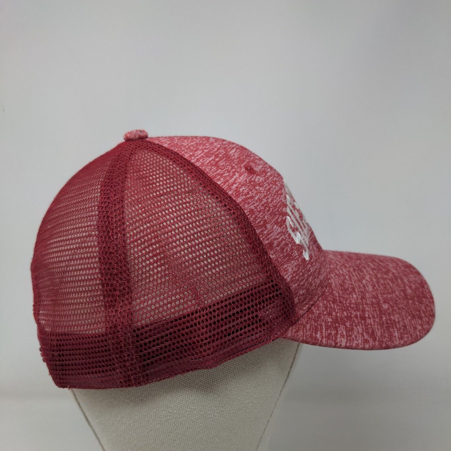 Siesta Key Florida Snapback Mesh Back Trucker Hat Red One Size 6 Panel