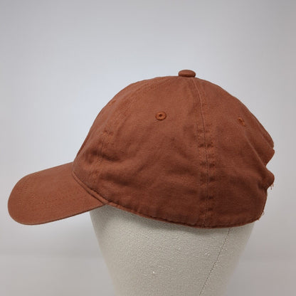 Unbranded Slideback Hat Brown One Size Adjustable Solid Blank 6 Panel