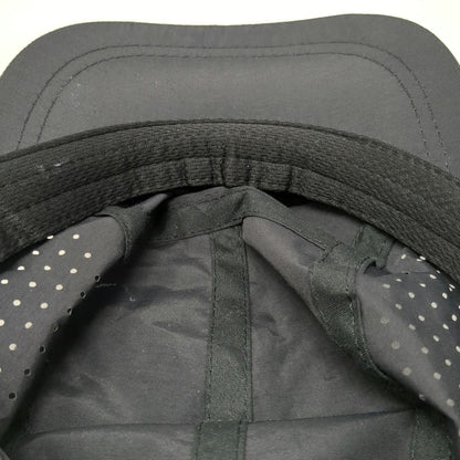 DYX Bace Camp 5 Panel Black Hat OSFM Perforated Performance Runner Adjustable