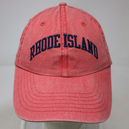 Stadium Graphics Rhode Island Red Baseball Cap One Size Blue Slideback Strap Hat