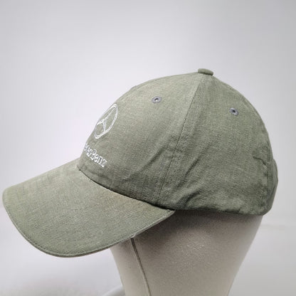 Mercedes-Benz Baseball Cap Green One Size Slideback Embroidered Logo Cotton Hat