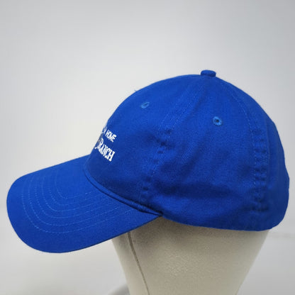 Head Shots Mountain Home Auto Ranch Hat Blue Baseball Cap One Size Slideback