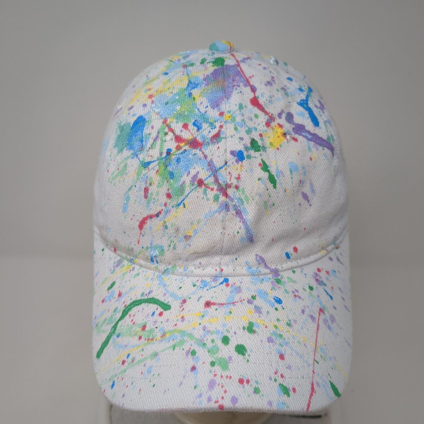 Sportsman Slideback Hat Multicolor OSFA Adjustable Paint Splatter