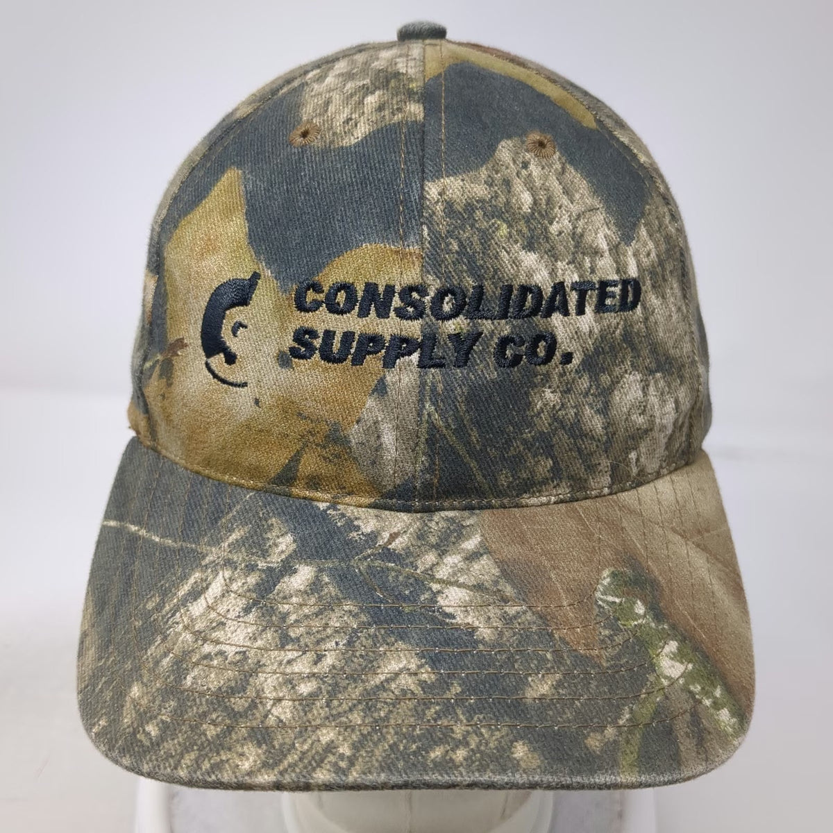 Kati Baseball Cap Green Brown Camo OSFM Consolidated Supply Co. Adjustable Hat