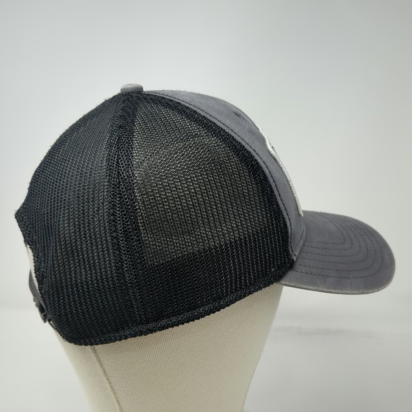 Magpul Trucker Hat Gray One Size Mesh Back USA Patch Snapback Adjustable Cap