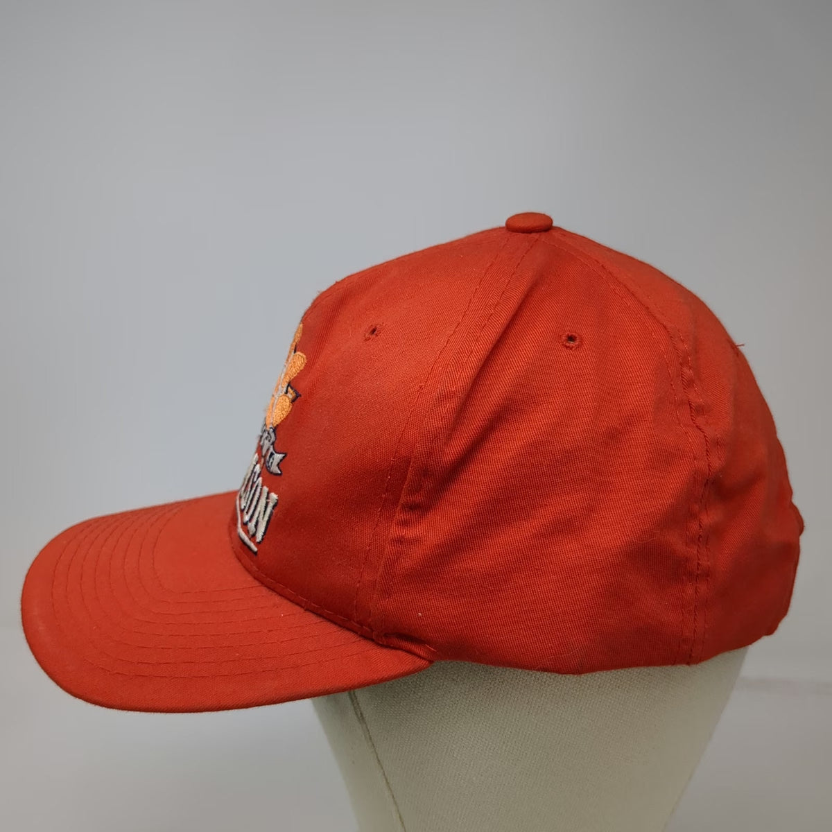 Starter Clemson Tigers NCAA Hat Orange Snapback Green Underbill Cap Vintage