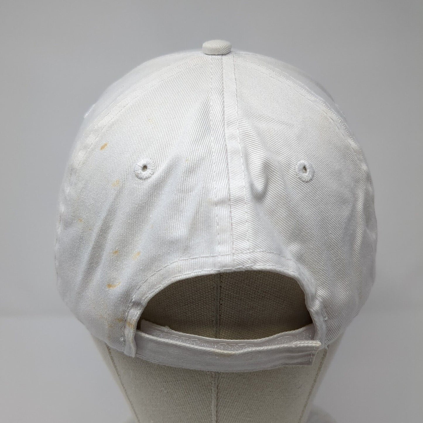 Stud Muffin Strapback Hat White OSFA Adjustable Solid Port & Company