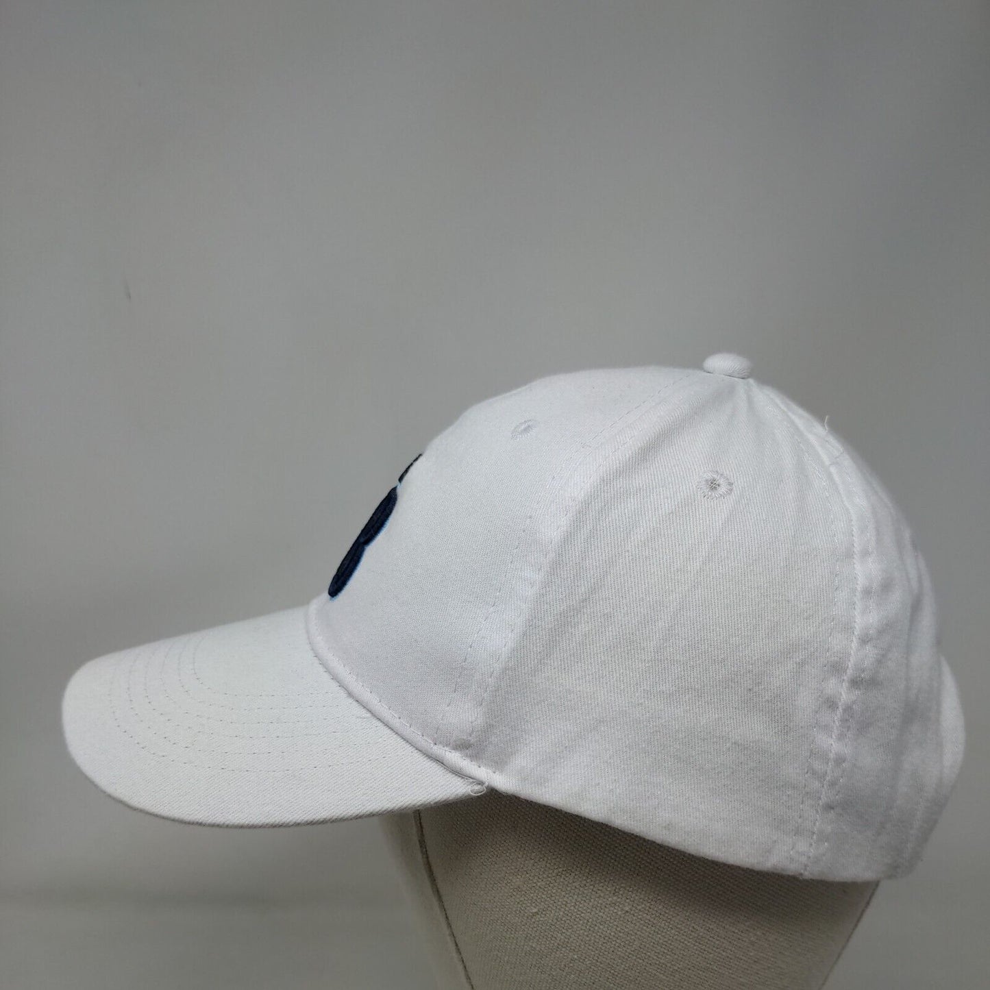 Tampa Bay Rays Snapback Hat White Embroidered Logo Adjustable Cotton MLB