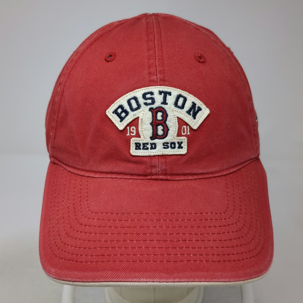 Boston Red Sox MLB Drew Pearson Baseball Cap Red One Size Strapback Embroidered