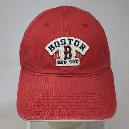 Boston Red Sox MLB Drew Pearson Baseball Cap Red One Size Strapback Embroidered
