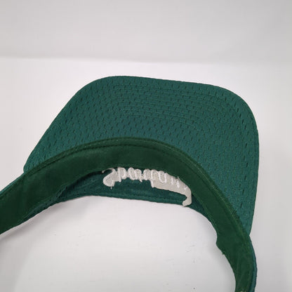 Spartans Strapback Sun Visor Hat Green One Size Adjustable Embroidered OC