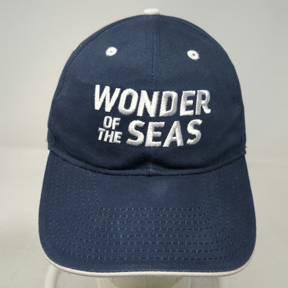 Hit Wear Baseball Cap Blue One Size Wonder Of The Seas Embroidered Cotton Hat