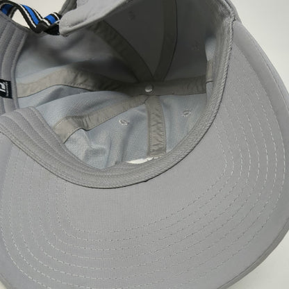 FootJoy Gray Baseball Cap One Size Golf Shoe Logo Performance Slideback Hat