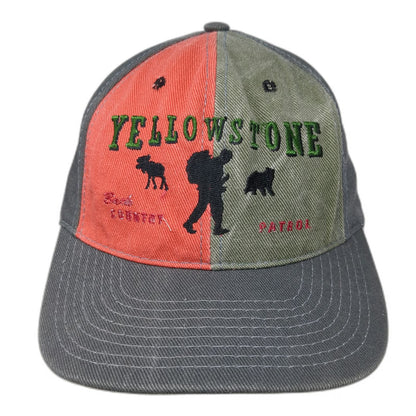 Hamilton Stores Snapback Gray Red Green One Size Yellowstone Hat Hiker USA Made
