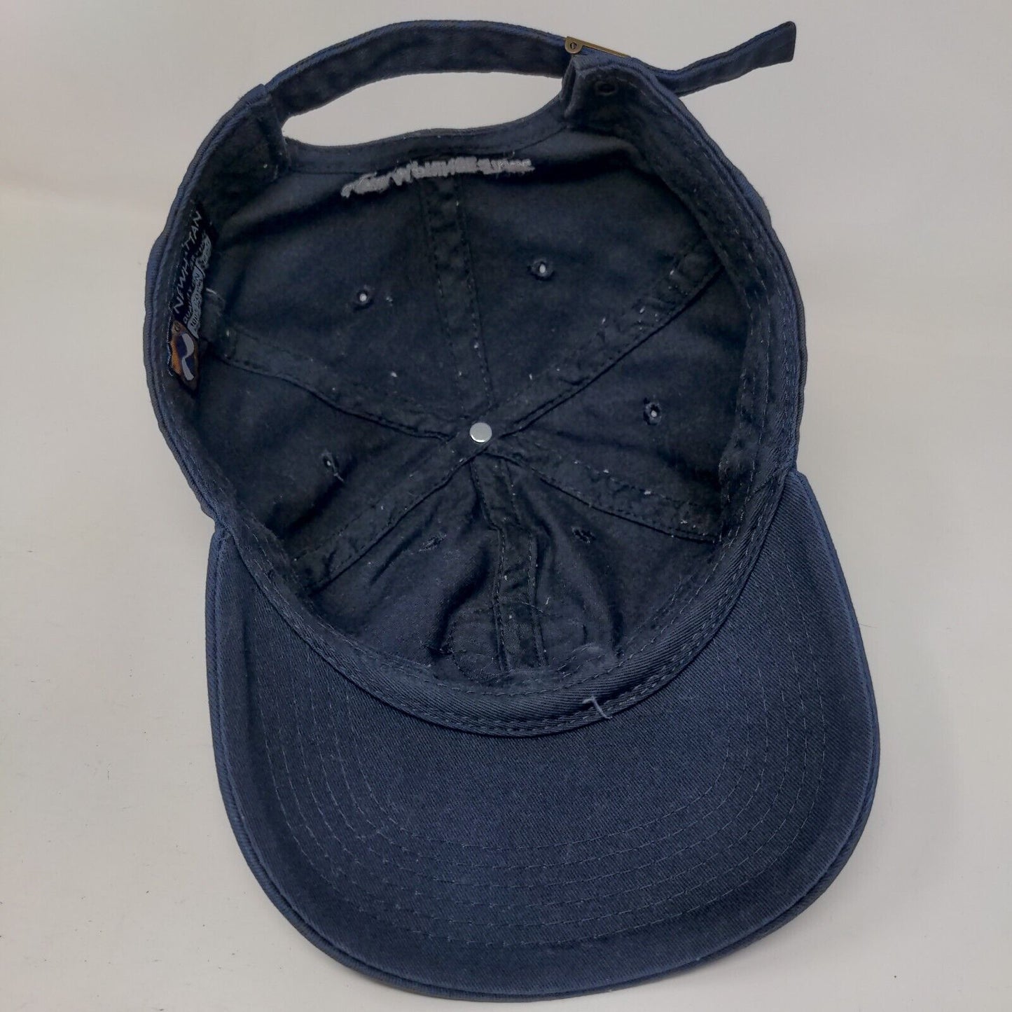 Alien Head Patch Slideback Hat Blue OSFA Adjustable 6 Panel Newhattan