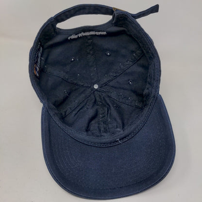 Alien Head Patch Slideback Hat Blue OSFA Adjustable 6 Panel Newhattan